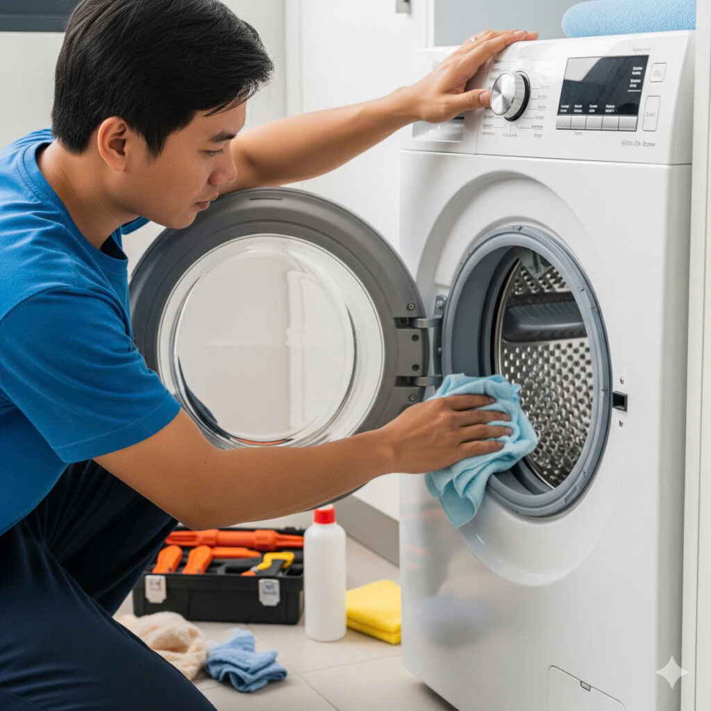 Thợ sửa máy giặt tại cầu giấy - Điện Lạnh Đức Tín
