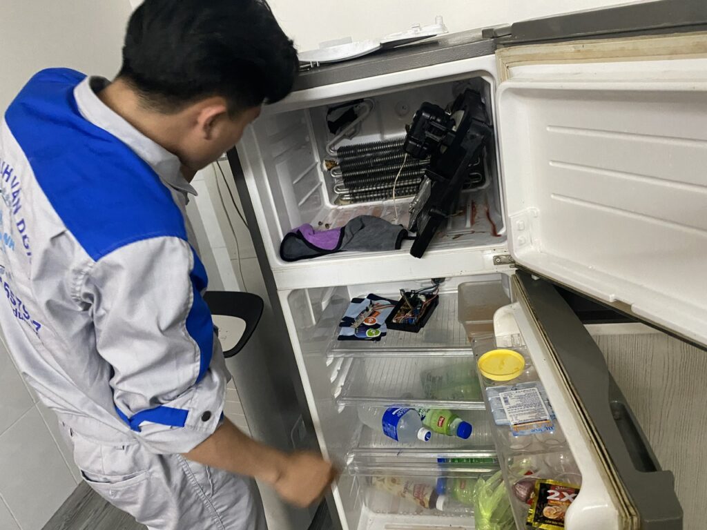 Sửa tủ lạnh side by side tại Ba Đình Hà Nội – Điện Lạnh Đức Tín