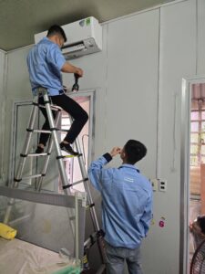 cách xử lý điều hòa chảy nước